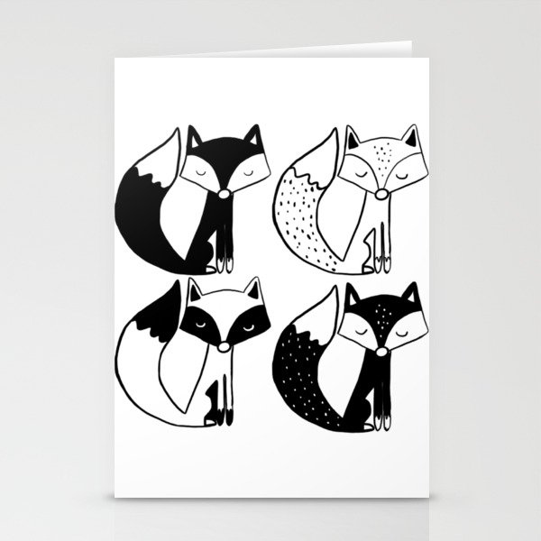 foxy foxes Stationery Cards