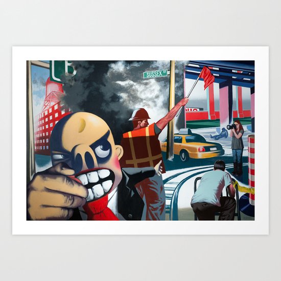 Oh My God Art Print