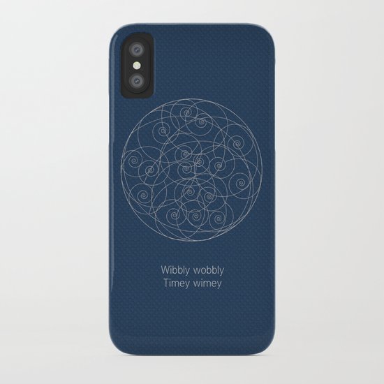 Doctor Who: Wibbly Wobbly iPhone Case