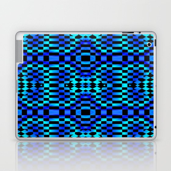 Bend Blue Boxes Laptop & iPad Skin