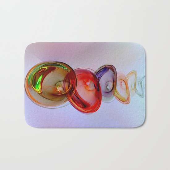 Glass Effect Bath Mat