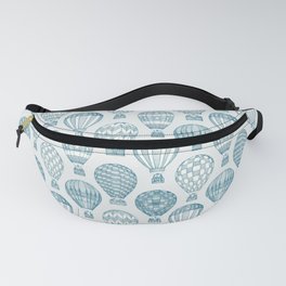 hot air balloons I peacock Fanny Pack