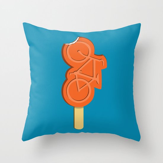 Bisicle Throw Pillow