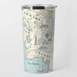 Tolkien map Travel Mug