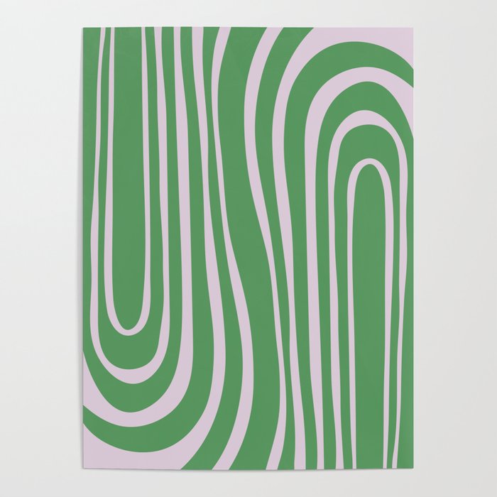 Green Algae Pond - Abstract Motif Poster