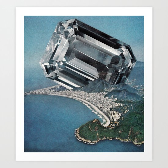 Costa Del Diamante Art Print