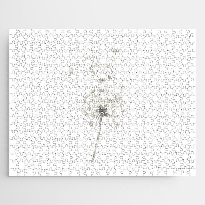 Dandelion flowers Watercolor Painting Jigsaw Puzzle