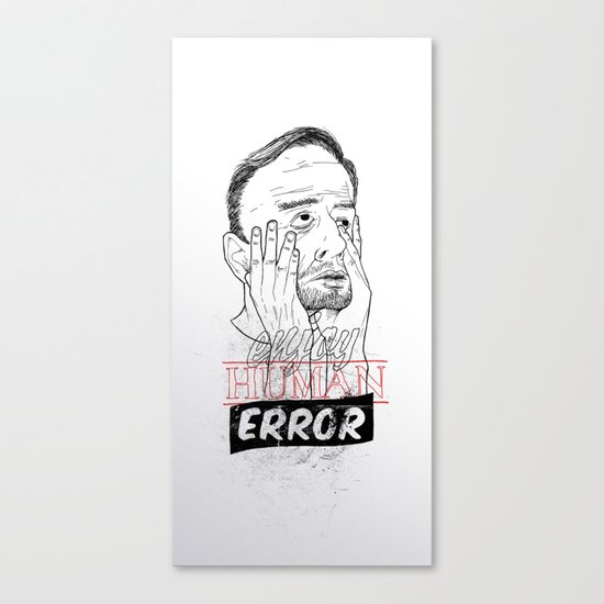 enjoy human error Canvas Print