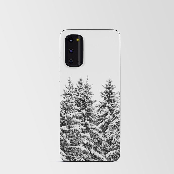 Snowy Pines | Winter Background Scenery Android Card Case