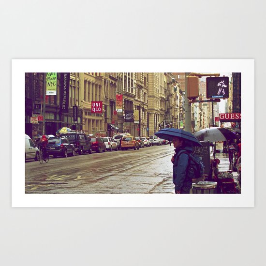 One Day in SOHO Art Print