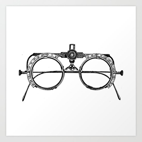 Glasses Art Print