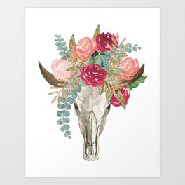 Skull Art Prints Society6