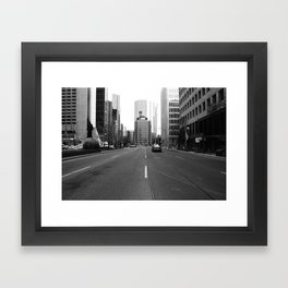 Off Queen - University Avenue South - South Framed Art Print