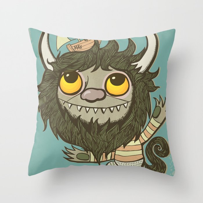 An Ode To Wild Things Throw Pillow
