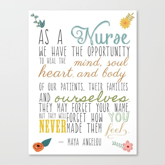 As a Nurse... Canvas Print