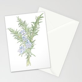 Flowering Rosemary Stationery Card