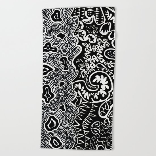 Dependent Existence / The Sun and The Moon Beach Towel