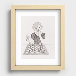 Chess Queen Recessed Framed Print