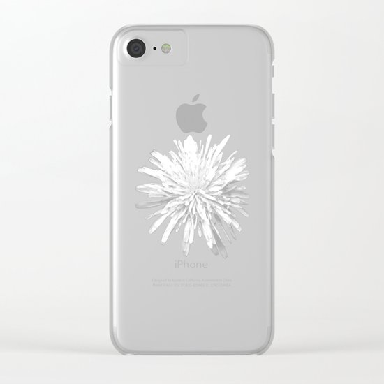 Dandelion Clear iPhone Case