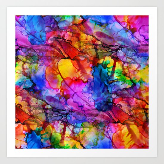 Colour Chaos Art Print