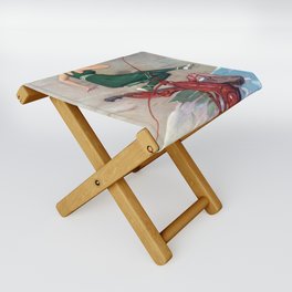 Lobster Attack! during your Vintage Beach Vacation Folding Stool