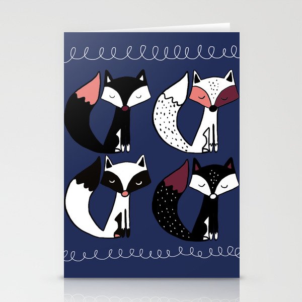 foxy foxes Stationery Cards