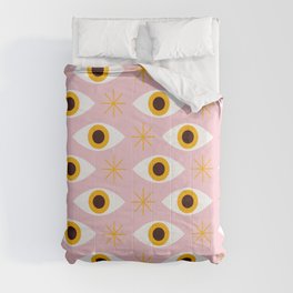 Abstraction_EYES_VISION_MAGIC_LOVE_POP_ART_PATTERN_1221A Comforter