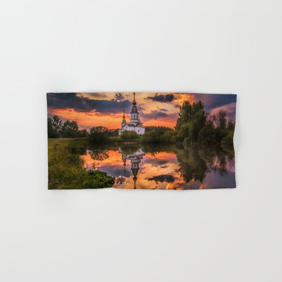 Summer sunset Hand & Bath Towel