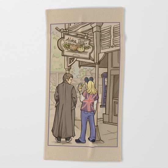 Side Trip Beach Towel