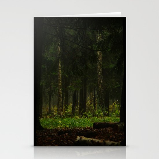 The grass was greener Stationery Cards