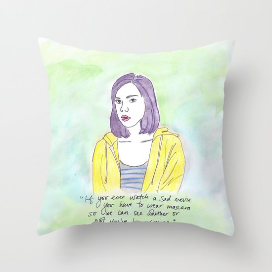April Ludgate Throw Pillow