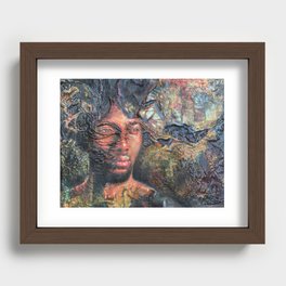Determined Recessed Framed Print