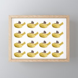 Banana Cat Framed Mini Art Print
