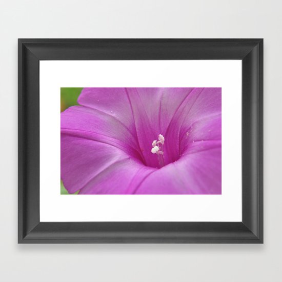 the heart of a flower Framed Art Print