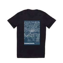 Johannesburg city cartography T Shirt