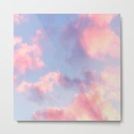 Whimsical Sky Metal Print | Clouds, Photo, Dusk, Whimsical, Magic, Sky, Blue, Whimsy, Twilight, Warm 