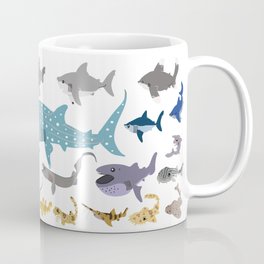 I Heart Sharks Coffee Mug