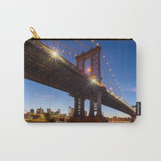 Manhattan Bridge Light night Carry-All Pouch