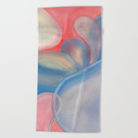 Watercolor Pastel V. G. 02 Beach Towel