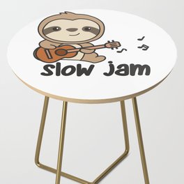 Slow Jam Sloth Makes Music With Guitar Side Table