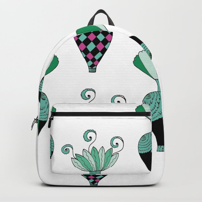Vase Pattern Backpack