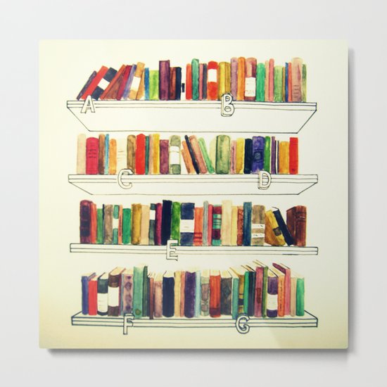 Books Metal Print