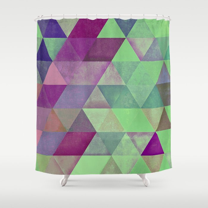 Triangles Shower Curtain