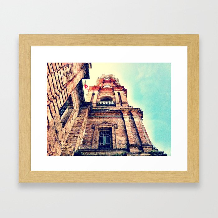 Mexico Cathedral PV Framed Art Print