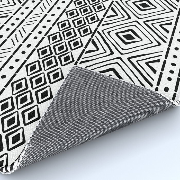 African Mud Cloth Rug By Thinlinetextiles Society6