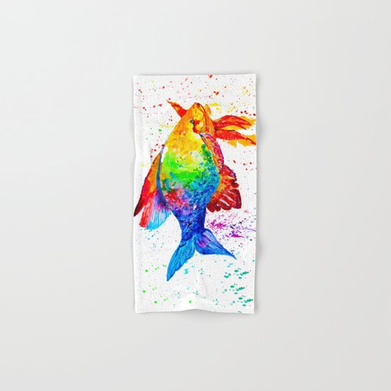 Bright fish Hand & Bath Towel