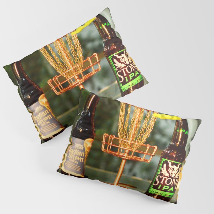 Disc Golf Basket Beer Innova Discraft Vibram Most fun Pillow Sham