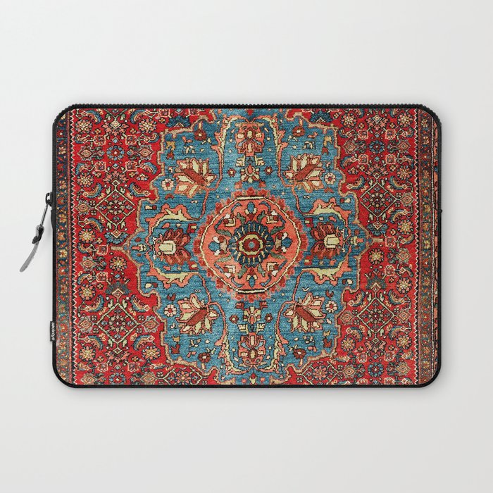Bidjar Antique Kurdish Northwest Persian Rug Print Laptop Sleeve
