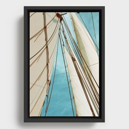 Catch The Wind Framed Canvas