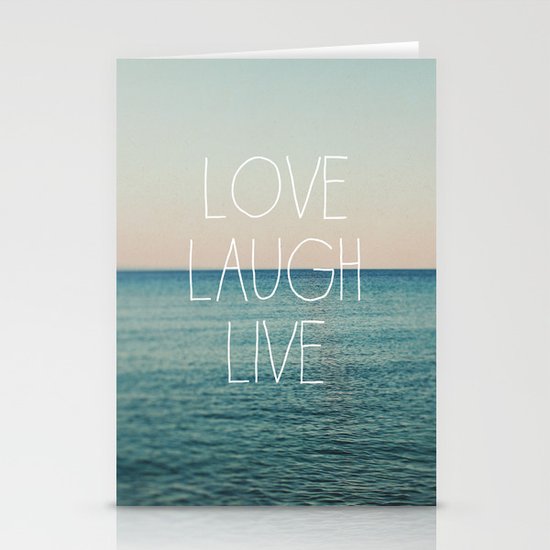 Love Laugh Live #2 Stationery Cards